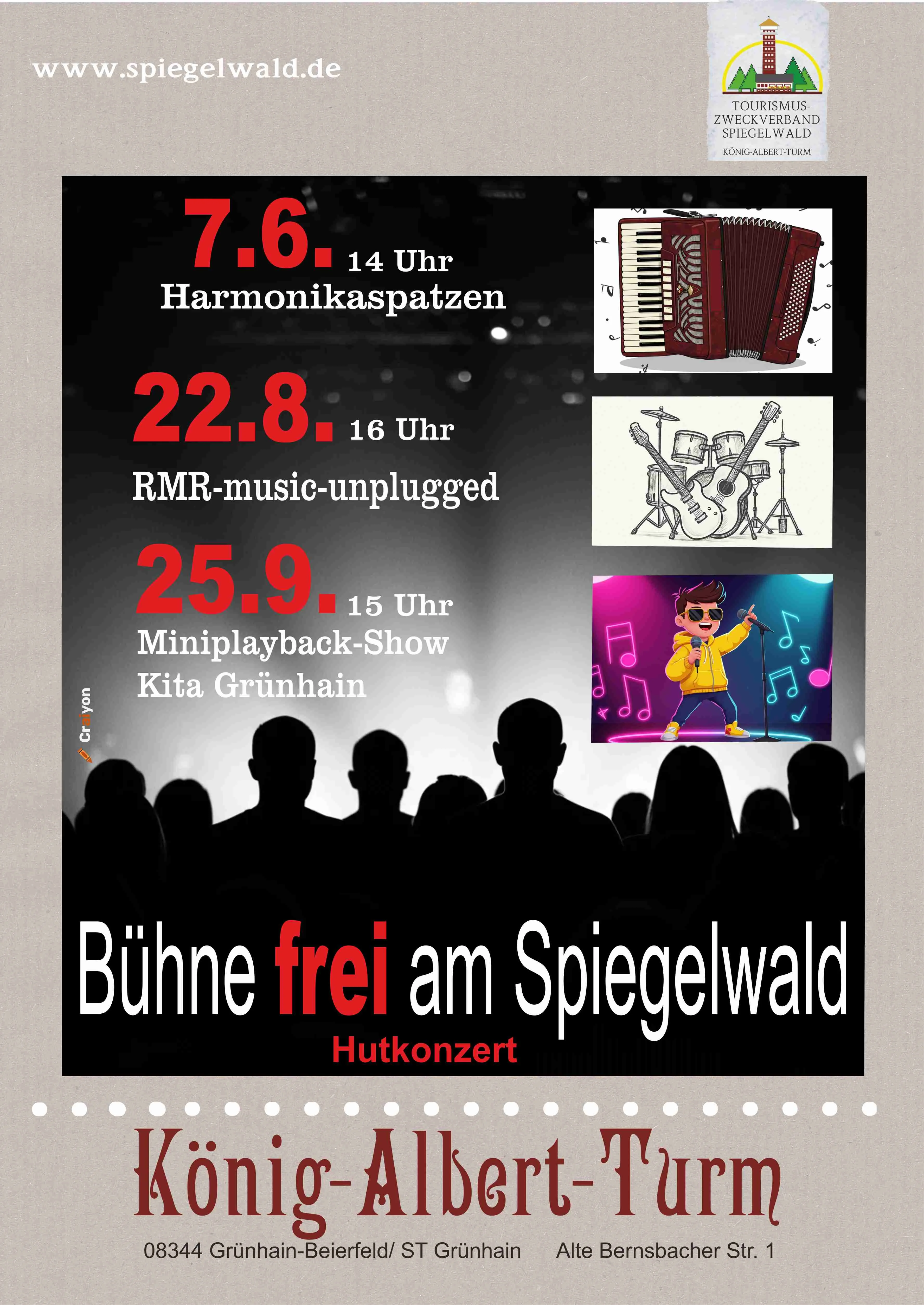 Hutkonzerte am König-Albert-Turm 2026